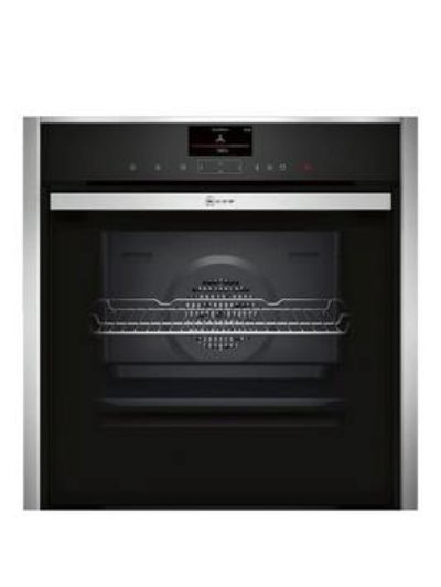 Neff B47Vs34N0B Built-In Electric Single Oven - Black/Stainless Steel